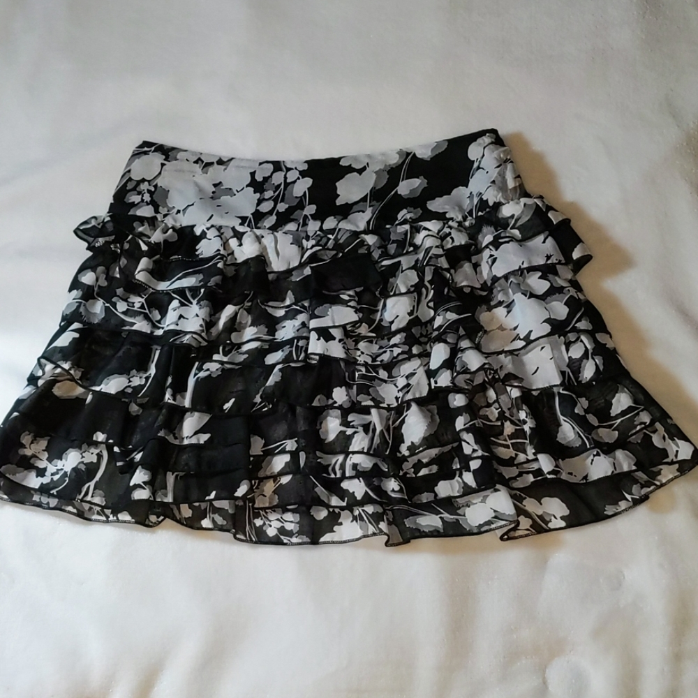 Ruffled Smock Skirt
